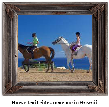 horse trail rides near me Hawaii
